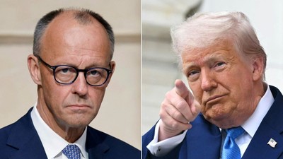 Donald Trump și Friedrich Merz