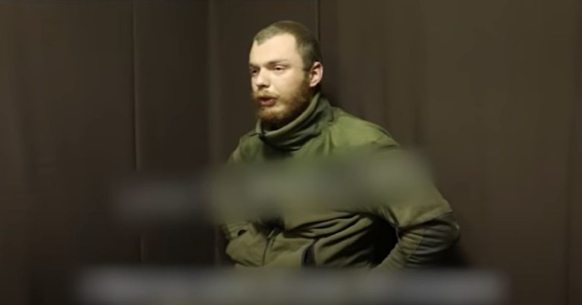 Fostul soldat britanic, în timpul interviului