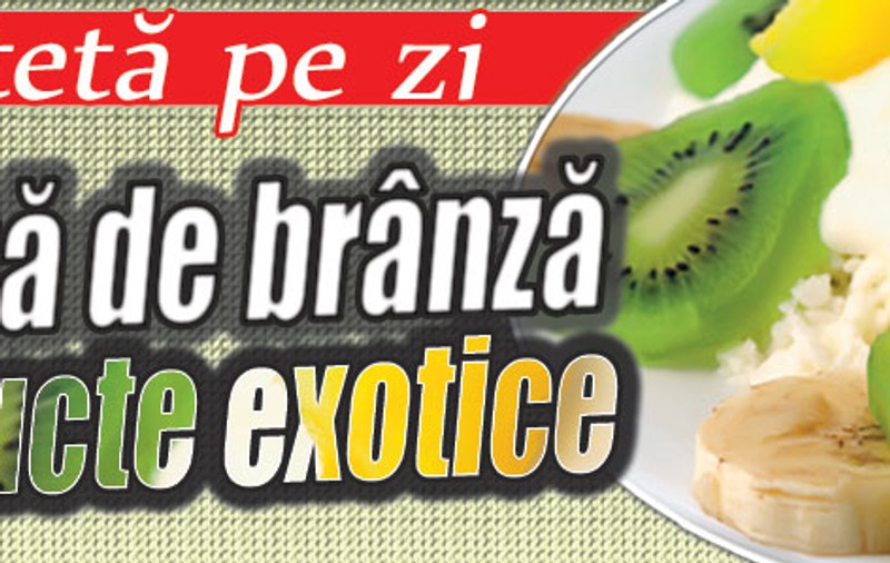 O reţetă pe zi: Cremă de brânză cu fructe exotice