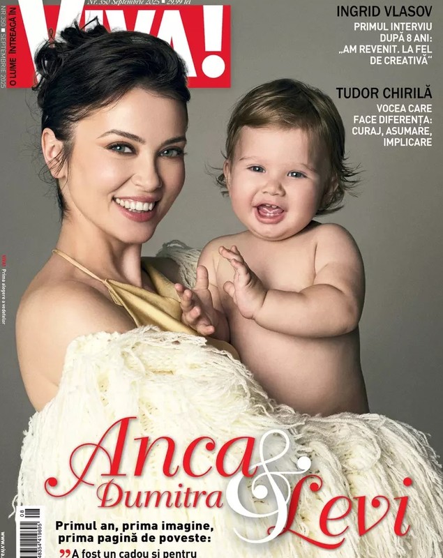 Imagini adorabile cu fiul Ancăi Dumitra. Actrița l-a arătat pentru prima dată pe Levi Nicholas