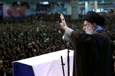 Ali Khamenei, într-o rară ieșire publică FOTO: EPA