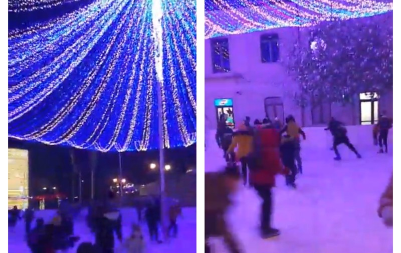 VIDEO  | Înghesuială la patinoarul din Cernavodă, deși orașul este în carantină