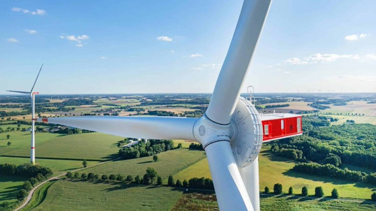 Turbină eoliene uriașă de 7 MW, cu rotoare de 175 de metri, model E-175 EP5 E1 / E2,  