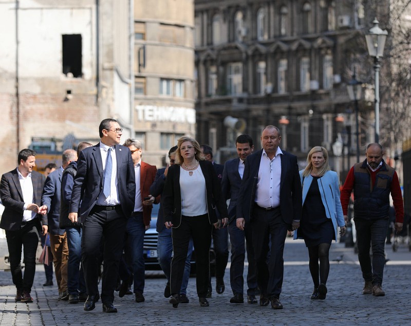FOTO | Victor Ponta, Corina Crețu și Mihai Tudose deschid lista candidaților Pro România la europarlamentare