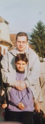 Alexandru în copilărie, alături de unul dintre verișorii lui