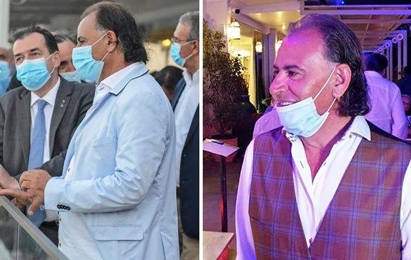 Candidatul-surpriză la Primăria Constanța, Mohammad Murad, regulamentar cu Orban, dar cu masca pusă de formă după plecarea premierului!