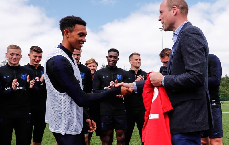 Prințul William, în cantonamentul Angliei, înainte de Campionatul Mondial de fotbal Rusia 2018 | FOTO&VIDEO