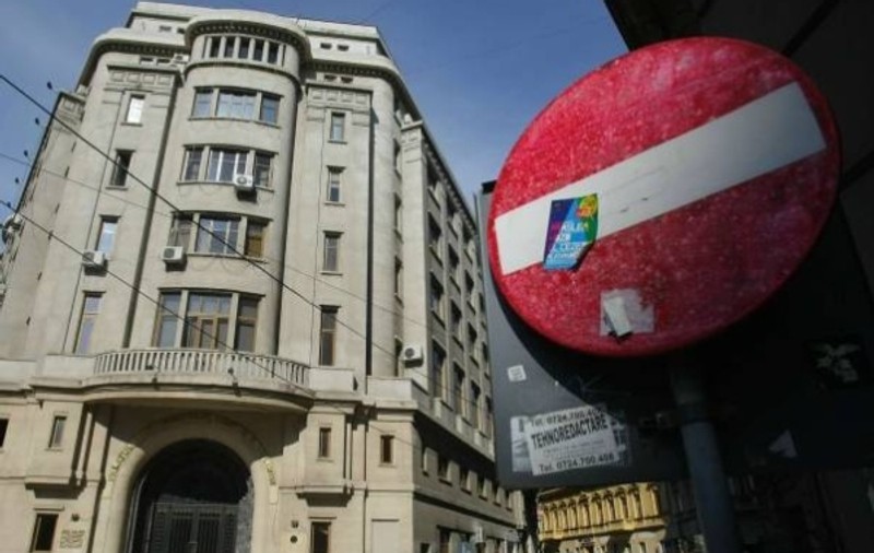 Sens unic pe bulevardul Dacia din București