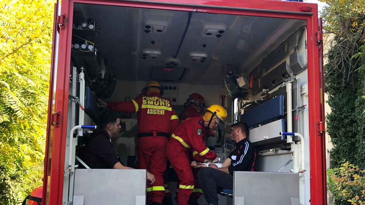 Cât de afectat ar fi Bucureștiul în cazul unui cutremur de 7,5 grade. Imagine de la exercițiul de simulare a unui cutremur de 7,5 de grade, intitulat SEISM 2018