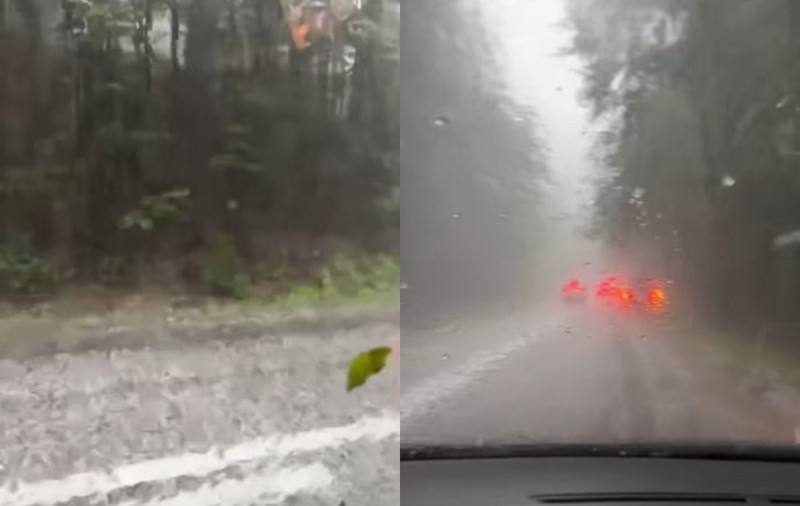 Cod roșu de vijelii și furtuni în trei județe: Grindina i-a blocat pe șoferi în trafic, inundații de proporții din cauza ploilor torențiale