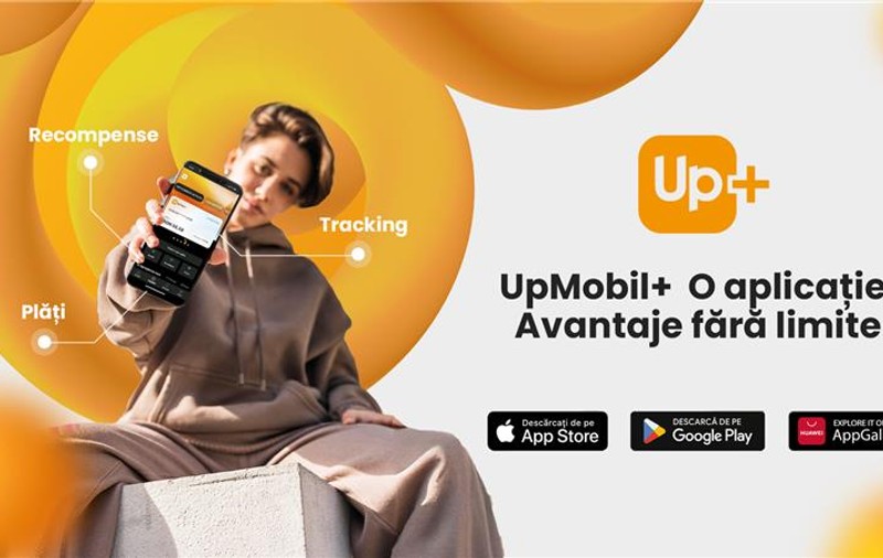 Up România lansează UpMobil+, aplicația „all-in-one” care aduce avantaje financiare și oferte exclusive pentru toți românii 