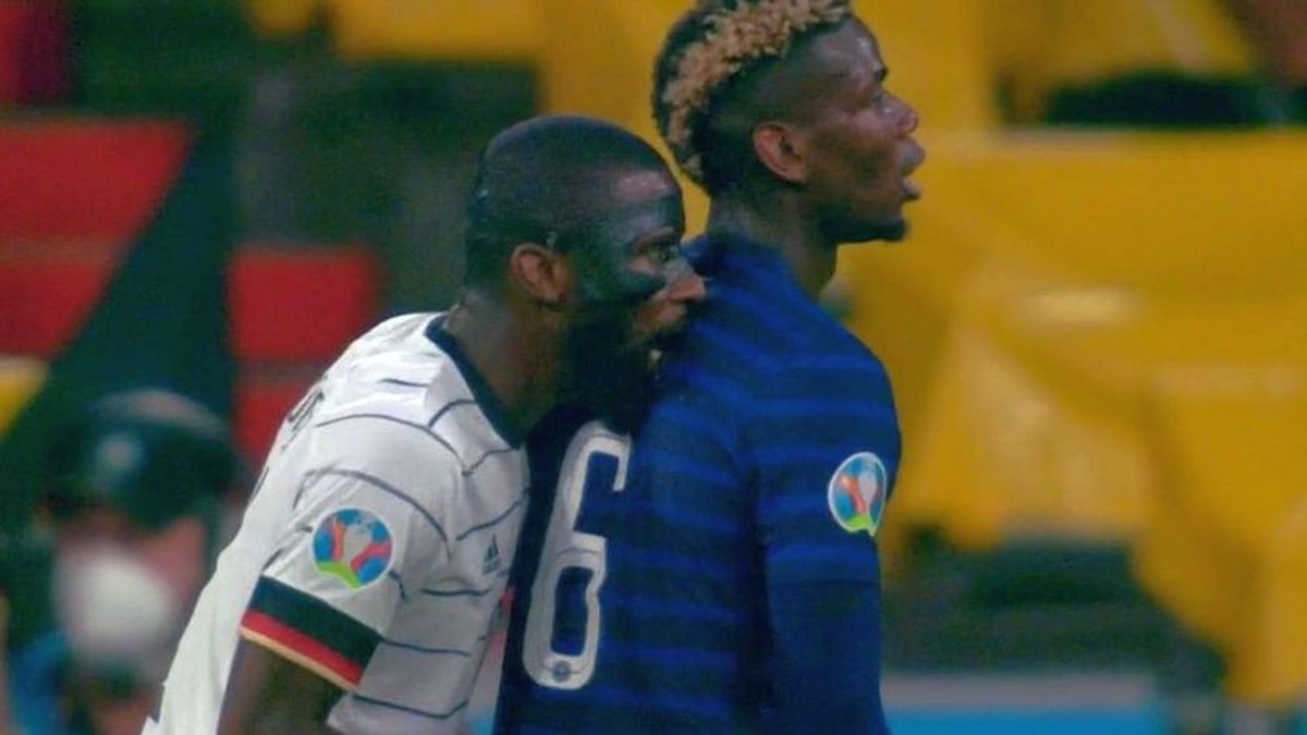 Paul Pogba a fost mușcat de spate de Antonio Rudinger. Ce a declarat francezul după meci