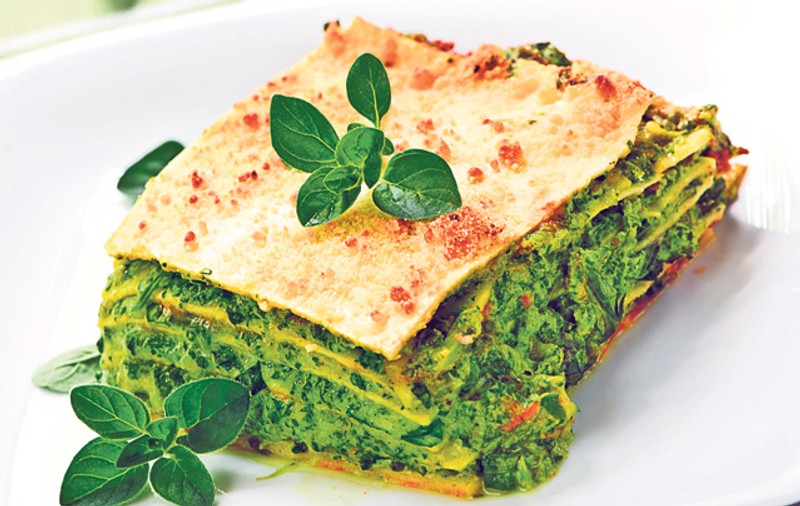 REŢETE DE POST | Lasagna cu spanac