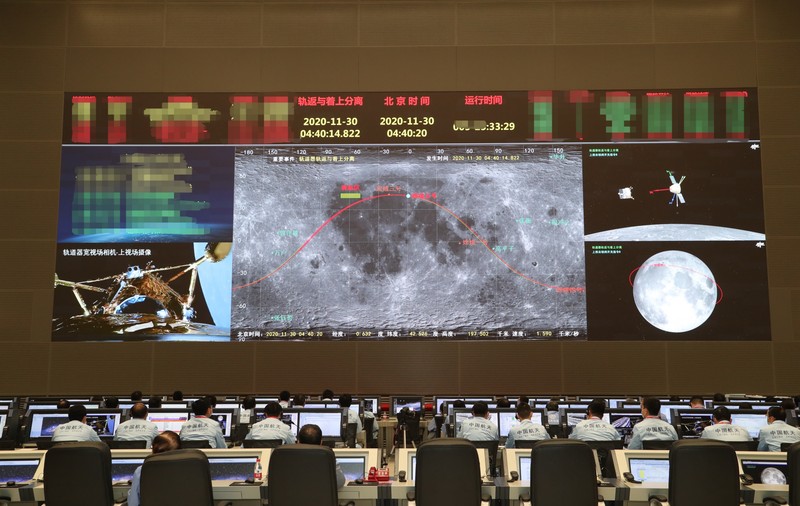 VIDEO  | Sonda chineză Chang'e-5 a aterizat cu succes pe Lună