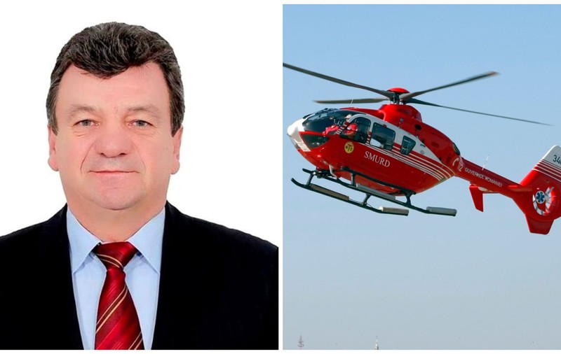 UPDATE / Senatorul PSD Virginel Iordache, adus la București cu un elicopter SMURD pentru o enteroviroză. Cum explică parlamentarul deplasarea