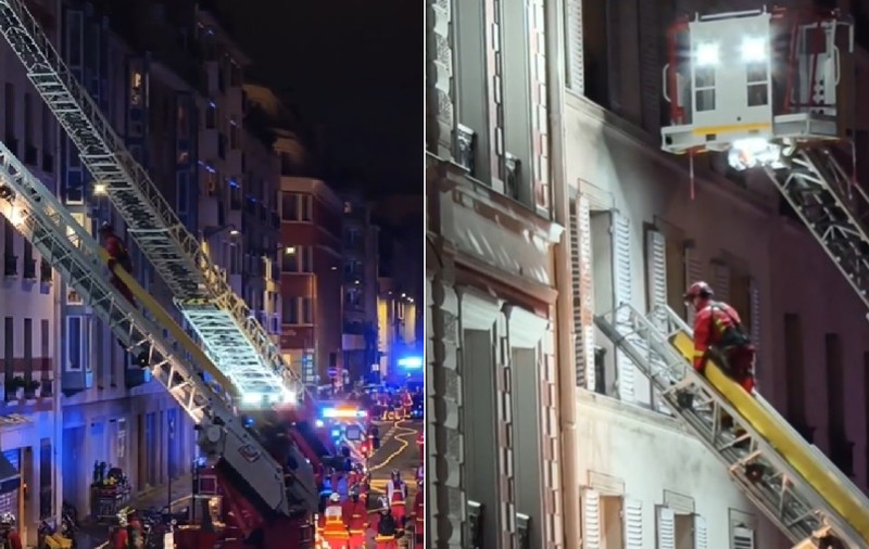 Un apartament s-a prăbușit peste cel de dedesubt, în Paris: douăzeci de răniți, dintre care unul este grav