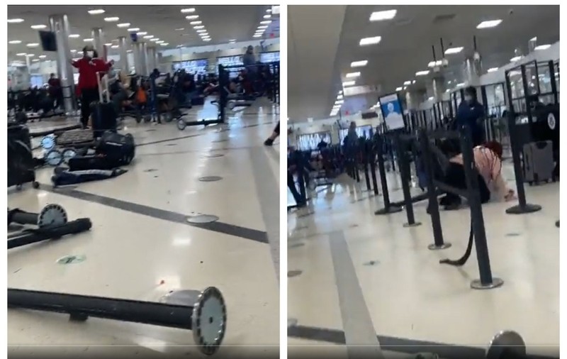 Panică la aeroportul din Atlanta. Pistolul unui bărbat s-a descărcat accidental. Poliția îl caută pe individ