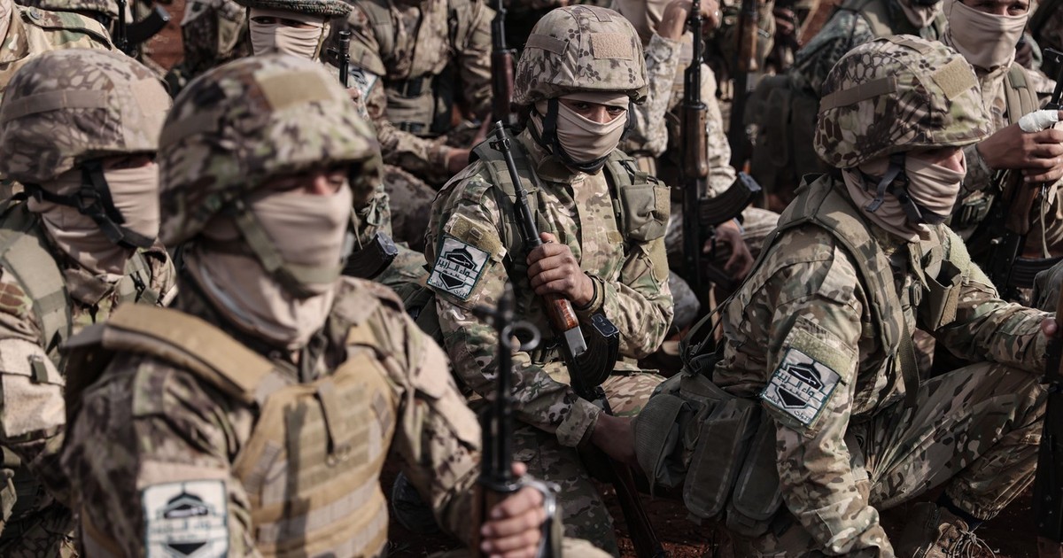 Luptători ai Hay'at Tahrir al-Sham Foto: Profimedia
