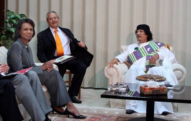Muammar Gaddafi era îndrăgostit de Condoleezza Rice