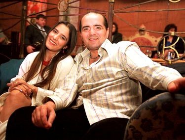 Nouria Nouri, alături de fostul ei soț, Daniel Iordăchioaie