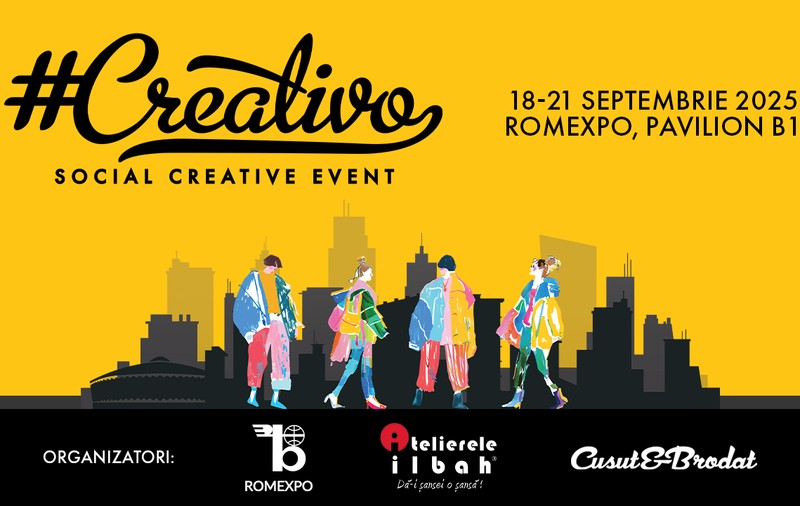 #Creativo vine la Romexpo, între 18–21 septembrie, și deschide înscrierile la workshop-uri și conferințe gratuite