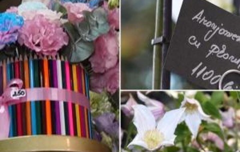 Cât costă florile pentru prima zi de școală. Unele buchete se apropie de 1.000 de lei