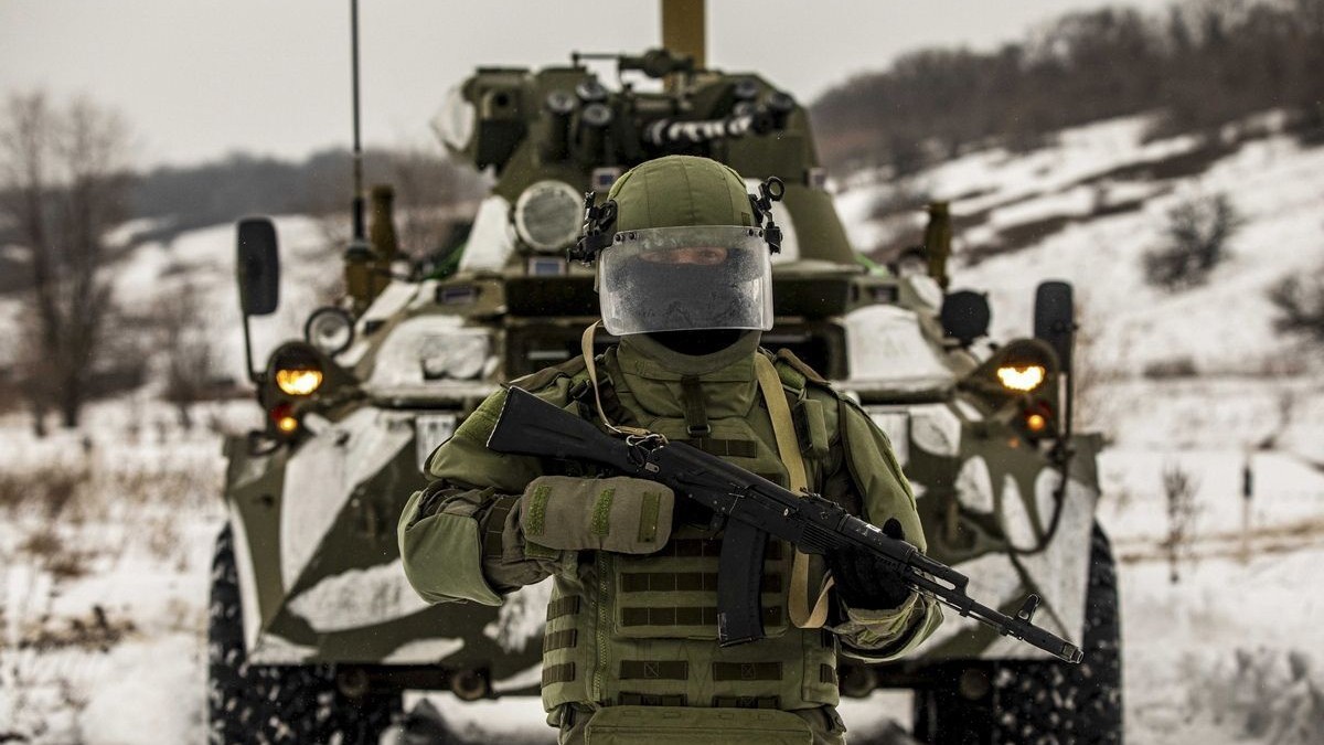 Manevre militare ruse, la sfârșitul lui ianuarie 2022. FOTO: Profimedia
