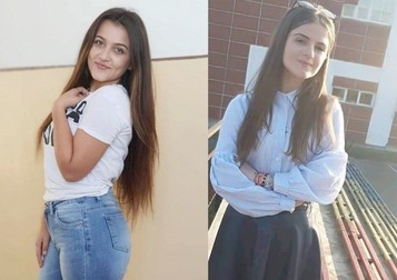 Luiza Melencu (stânga) și Alexandra Măceșanu (dreapta), victimele lui Gheorghe Dincă