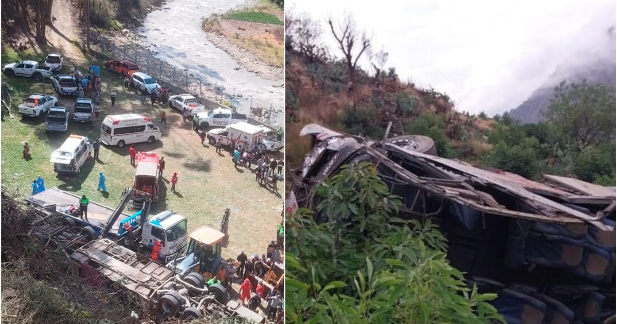 Un autobuz care circula din Lima către regiunea amazoniană din Peru a ieșit de pe carosabil și s-a prăbușit într-o râpă în districtul Palca
