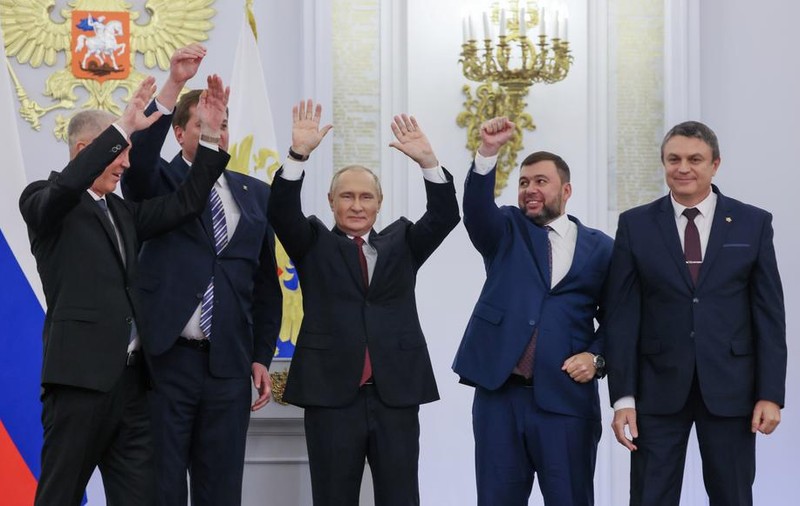 Rusia a anexat oficial cele patru teritorii ocupate din Ucraina - Donețk, Luhansk, Zaporojie și Herson. Vladimir Putin: „Ne vom apăra teritoriul cu toată puterea și cu toate mijloacele”
