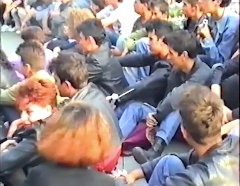 Imagine de la concertul din stradă