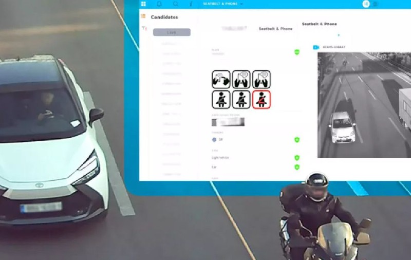 O cameră de trafic cu inteligență artificială a dat 1.000 de amenzi în 4 zile. Unde este montată