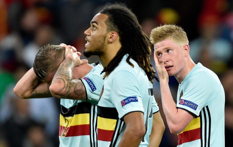 Euro 2016. Belgienii s-au bătut în vestiar, după ratarea calificării în semifinale în fața Țării Galilor. Courtois l-a criticat pe Wilmots