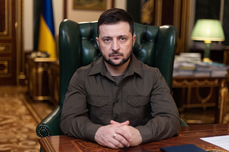 Preşedintele ucrainean Volodimir Zelenski. Foto: EPA