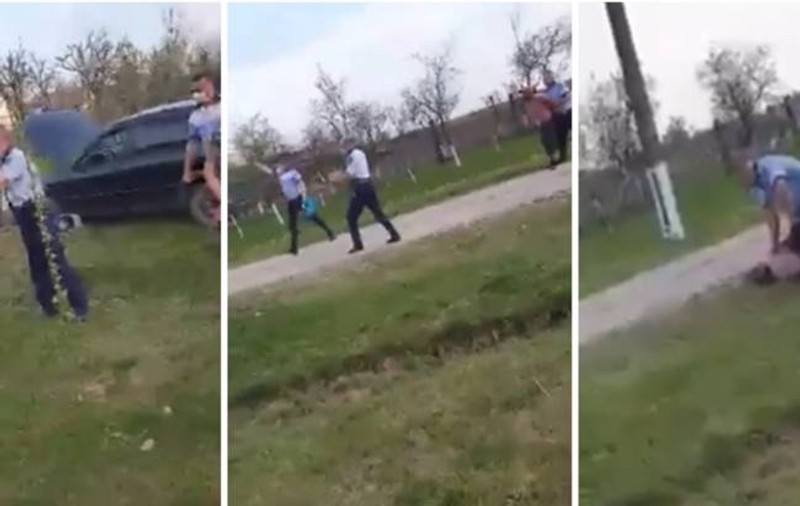 VIDEO| Polițiști din Timișoara amenințați după ce au tras cu pistolul. „Mă duc să iau toporul să vă dau în cap”