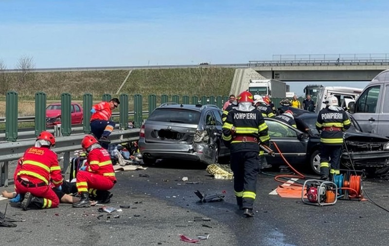 Daune morale de un milion de euro pentru un accident cu trei morți pe autostrada A1. Șoferul vinovat era asigurat la falimentara City Insurance