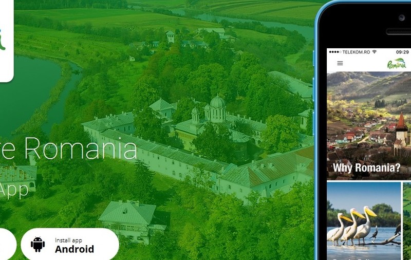 România, promovată ca destinație turistică pe telefoanele mobile, prin aplicația ”Explore RO”