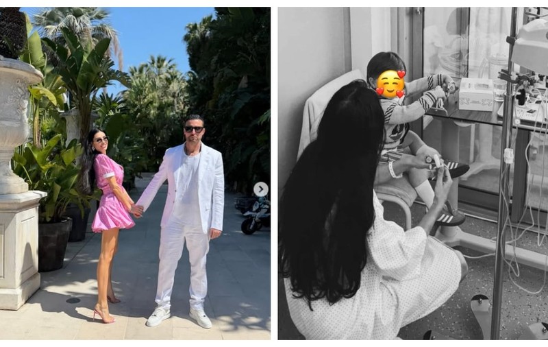 Imagini cu Andreea Sasu pe patul de spital. Iubita lui Philipp Plein are probleme grave de sănătate