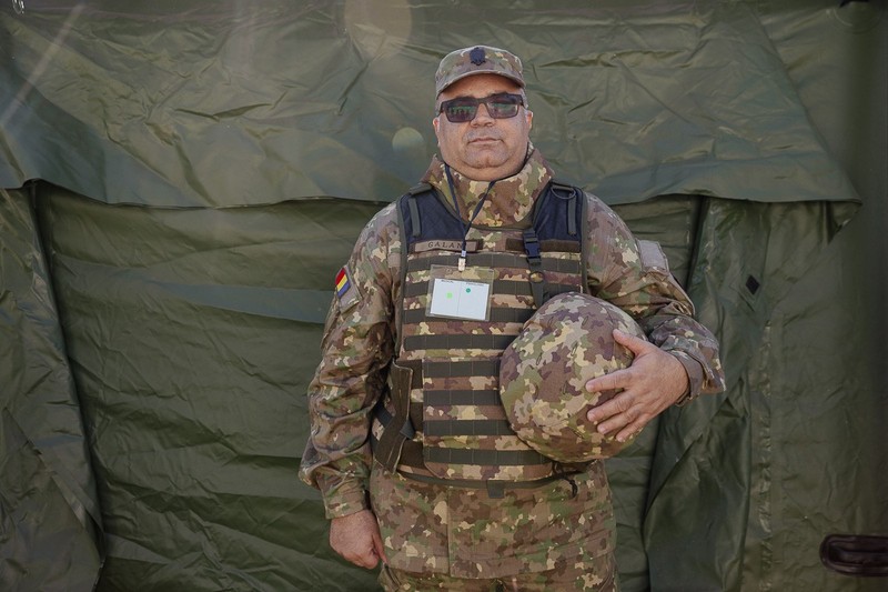 Un maistru militar mărturisește că i-a fost dor de poligoane. Sursa foto: Eli Driu