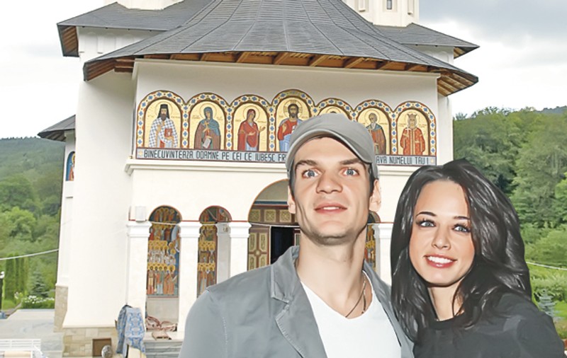 Andreea Raicu l-a dus pe Chirilă la mănăstire