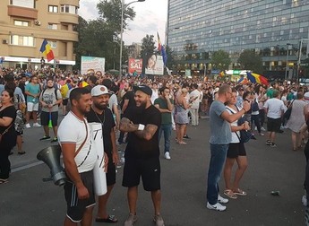 Dani Mocanu la proteste