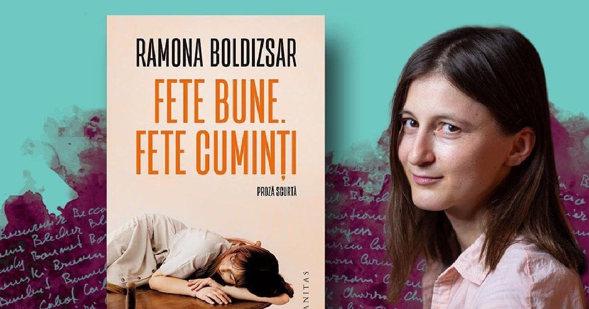 Colaj cu poeta Ramona Boldizsar și coperta cărții Ramona Bolddzsar .