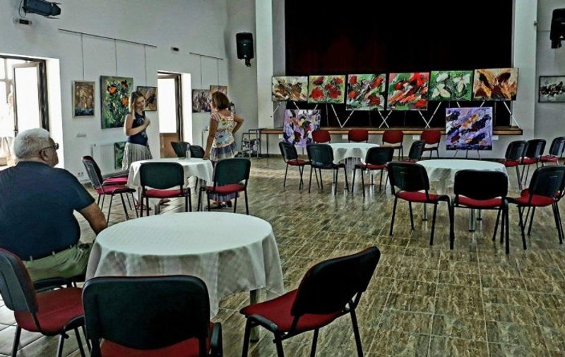 O galerie de artă a fost deschisă în comuna Gura Ocniței