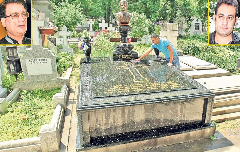 Plăteşte un om ca să şteargă praful de pe crucea lui Ion Dolănescu