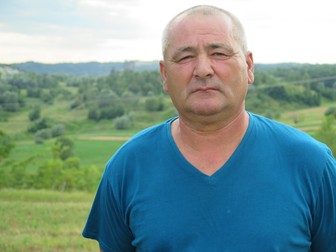 Petre Bobină, la fosta mină unde a lucrat aproape trei decenii