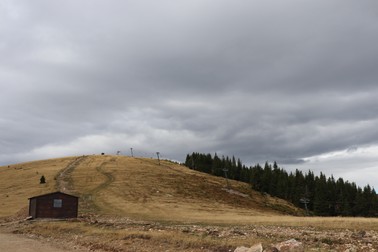 Pârtia de 800 de metri de pe Vârful lui Roman