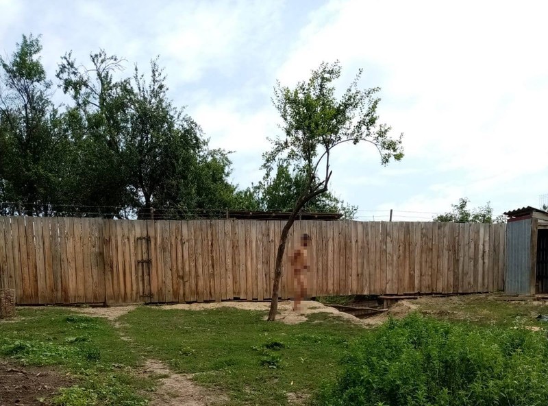 Tănărul a fost văzut în curte de o angajată a primăriei