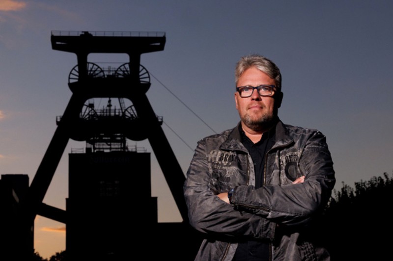 Europarlamentarul Guido Reil, în faţa minei Prosper-Haniel din oraşul Bottrop | Foto: Arhiva personală a lui Guido Reil