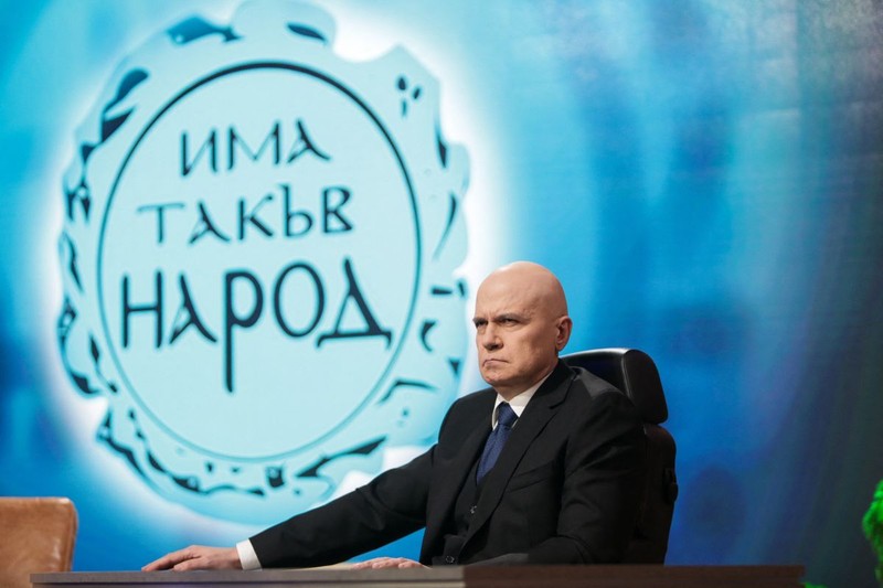 Slavi Trifonov, în timpul unui show TV | Foto: Profimedia