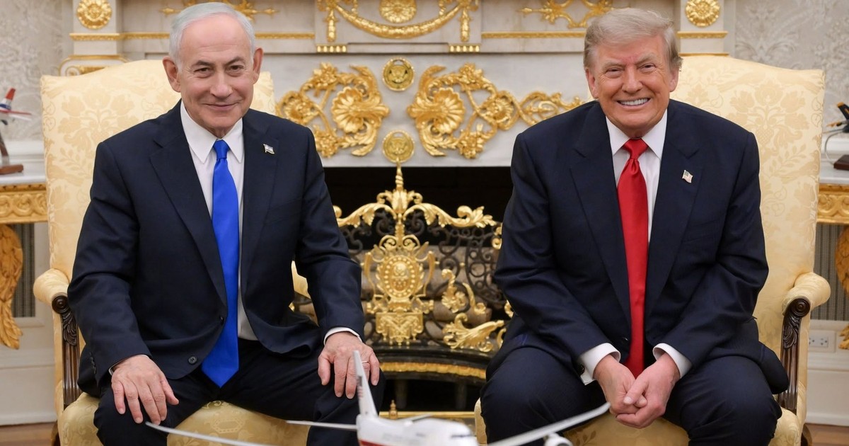 28 iulie 2026, Casa Albă - Donald Trump (dreapta), alături de Benjamin Netanyahu (stânga) Foto: Profimedia